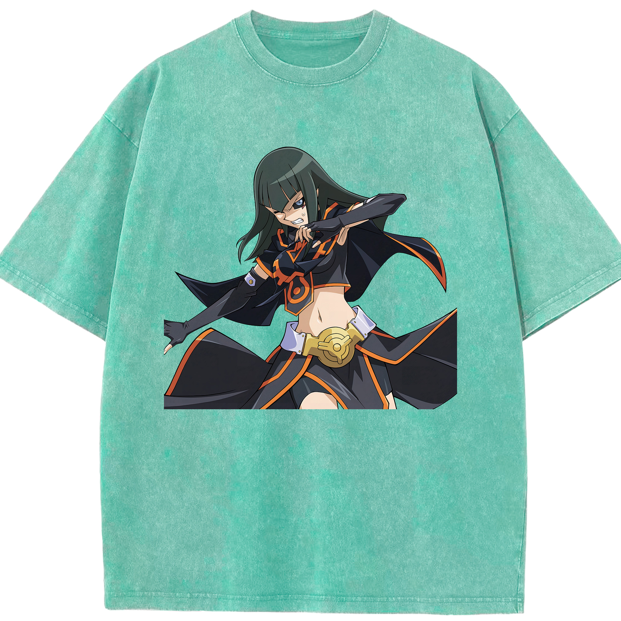 （画像用） 遊☆戯☆王 Yu-Gi-Oh! 綿100% ヴィンテージ風 半袖Tシャツ（フロントプリント）
